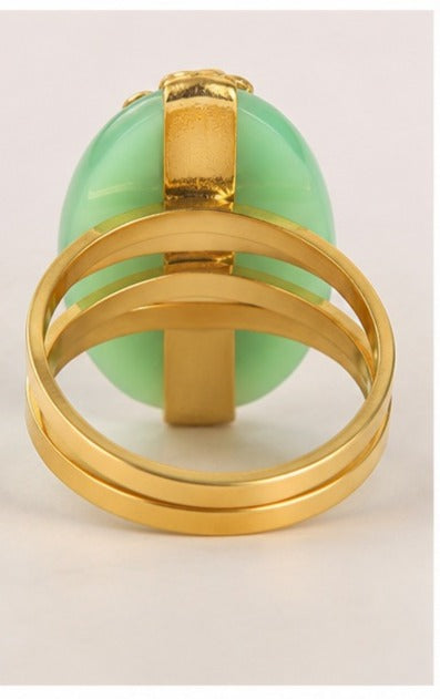 Fresh Fashion Bubble Pattern Hollow Out Design Ring