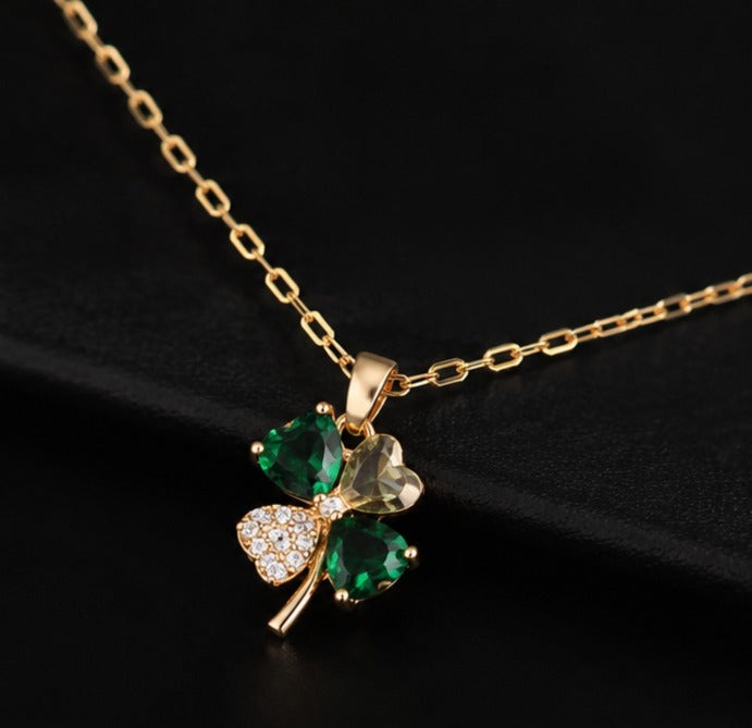 1 Piece of Necklace with 4 Heart-Shaped