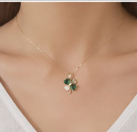 1 Piece of Necklace with 4 Heart-Shaped