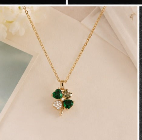 1 Piece of Necklace with 4 Heart-Shaped